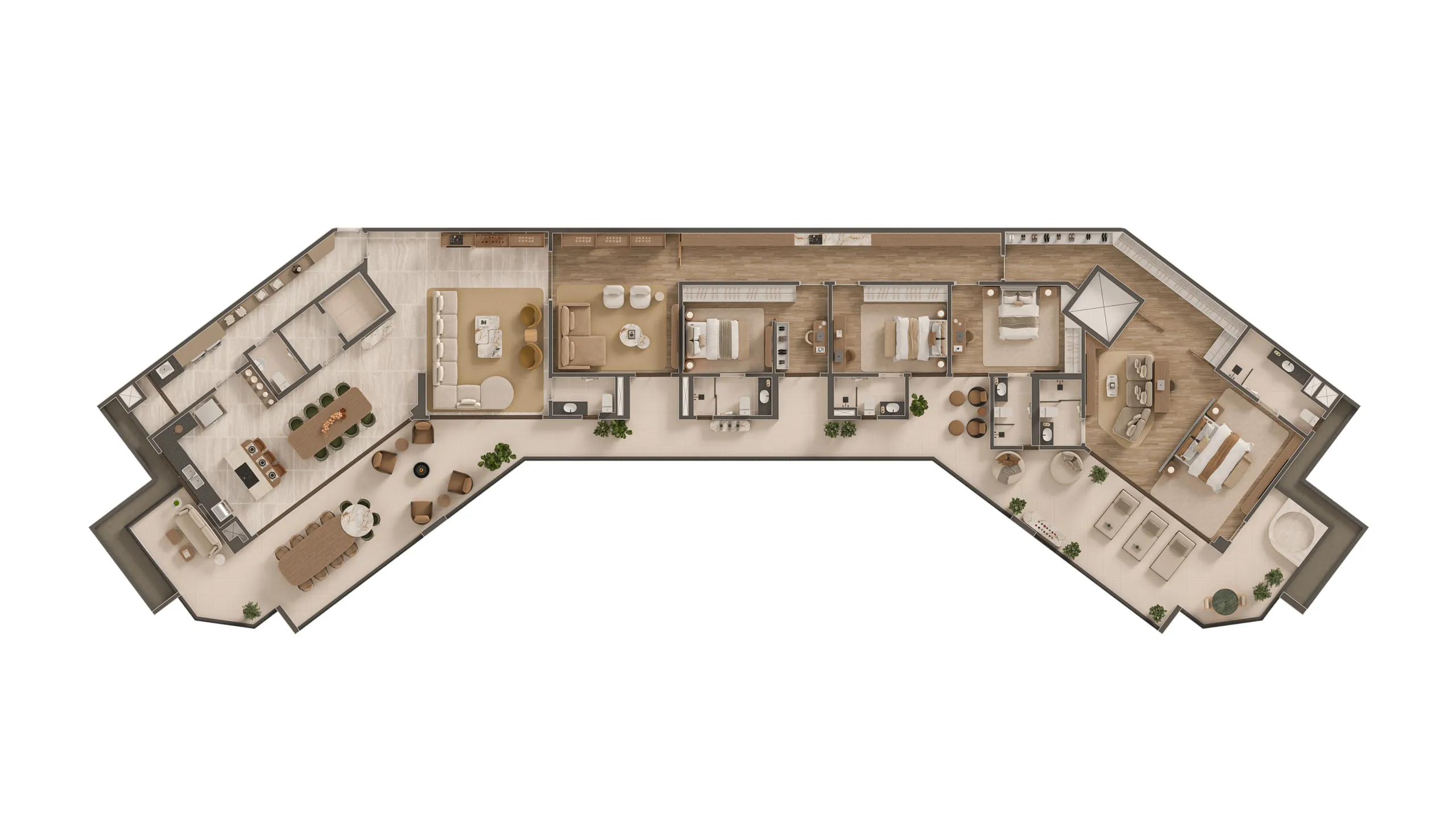 Zt085 49 Planta Humanizada Da Cobertura Plana