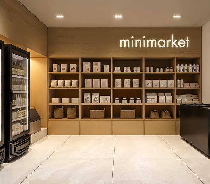 MINIMARKET Perspectiva artística